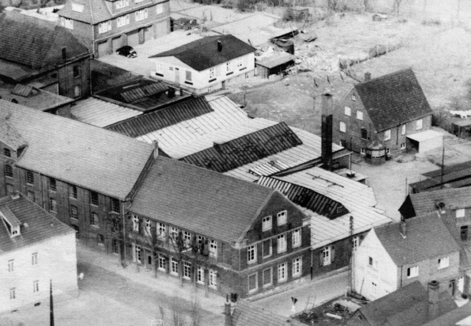 Strumpf-Fabrik Rhode um 1950